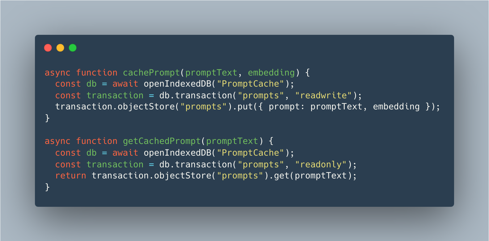 Prompt Caching in Browsers