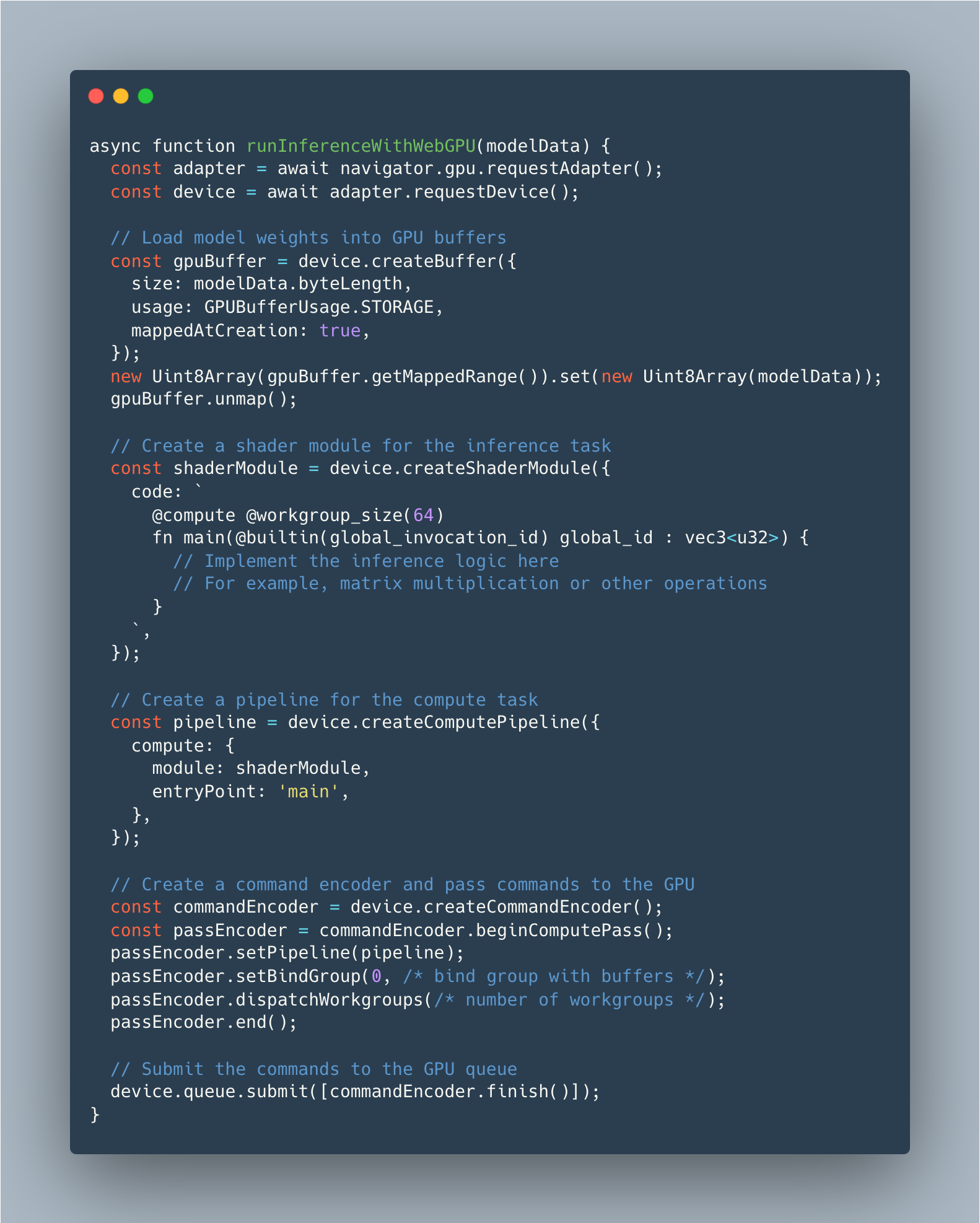 WebGPU Acceleration for Fast Inference